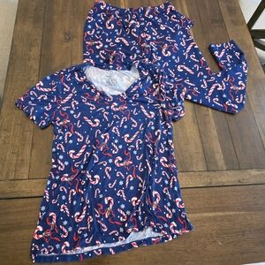 Candy Cane Pj Set